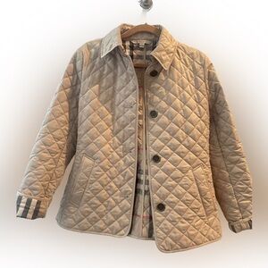 Authentic Burberry quilted shell jacket
